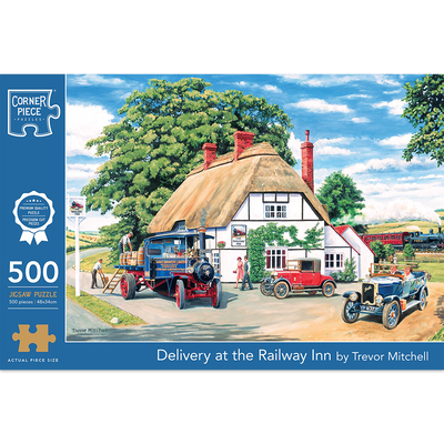 Delivery at the Railway Inn 500 Piece Jigsaw Puzzle image number 1