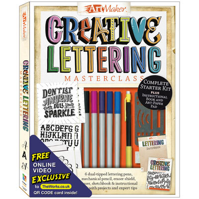 ArtMaker Creative Lettering Masterclass Kit image number 1