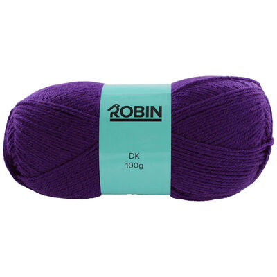 Robin DK: Purple Yarn 100g image number 1