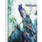 A4 Wiro Pastel Peacock Notebook image number 1