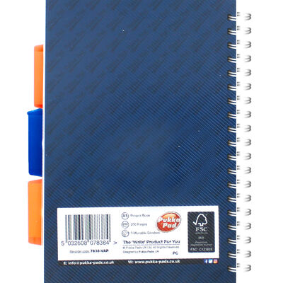 A5 Blue Pukka Pad Project Book image number 3