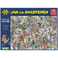 Jumbo Jan Van Haasteren At The Hair Dressers 1000 Piece Jigsaw Puzzle