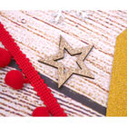 Gold Glittered Wooden Stars: Pack of 8 image number 3