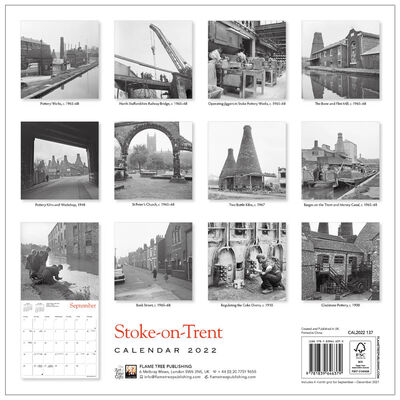Stoke-on-Trent Heritage 2022 Square Calendar image number 3