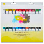DoCrafts Acrylic Paints Set: Pack of 24 image number 1