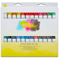 DoCrafts Acrylic Paints Set: Pack of 24