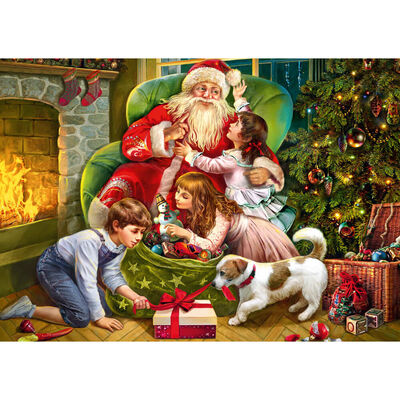 Santa’s Visit 500 Piece Jigsaw Puzzle image number 2