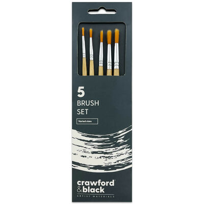 Crawford & Black Brush Set: Pack of 5 image number 1