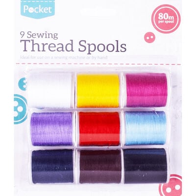 Sewing Thread Spools - 9 Piece image number 1