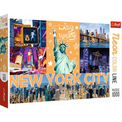 Neon City New York 1000 Piece Jigsaw Puzzle From 1.50 GBP | The Works