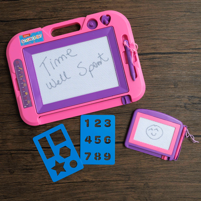Jotz! 2-in-1 Magnetic Scribbler Set: Pink image number 2