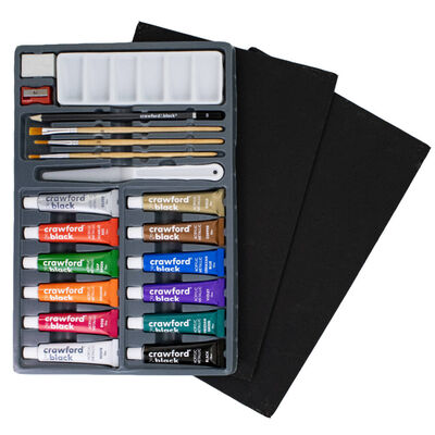 Crawford & Black 22 Piece Metallic Paint Set image number 2