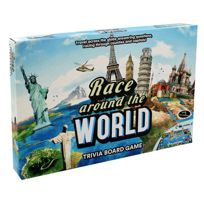 Race Around the World: Trivia Board Game image number 1