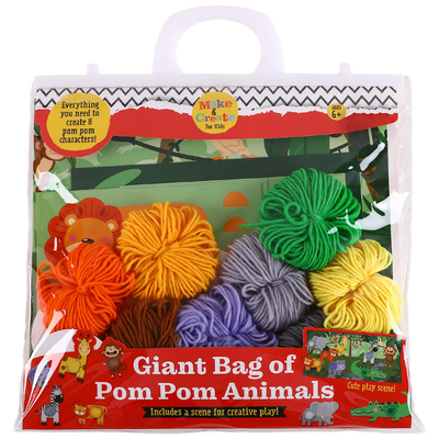Great Bag of Pom Pom Safari Animals image number 1