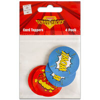 Boom! Wow! Card Toppers: Pack of 4