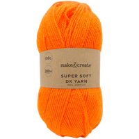 Super Soft DK Yarn: Orange 100g