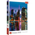 Full Moon Over The Manhattan 500 Piece Jigsaw Puzzle image number 1