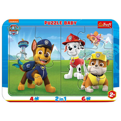 Paw Patrol 2-in-1 Baby Frame Jigsaw Puzzle image number 1