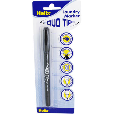 Helix Duo Tip Laundry Marker Pen image number 1