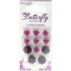 Dovecraft Premium Butterfly Kisses Resin Flowers - Pack of 11 image number 1