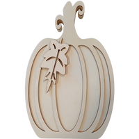 Large Wooden Pumpkin