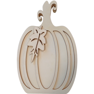 Large Wooden Pumpkin image number 1