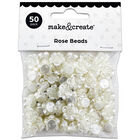 Pearl Rose Beads: Pack of 50 image number 1