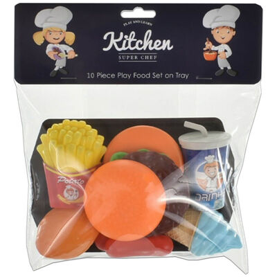 Kitchen Super Chef: 10 Piece Play Food Set image number 1