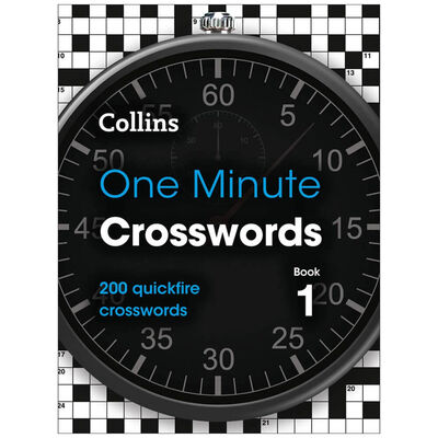 One Minute Crosswords Book 1: 200 Quickfire Crosswords image number 1