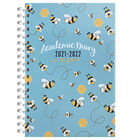 A5 Bees 2021-2022 Day a Page Diary image number 1