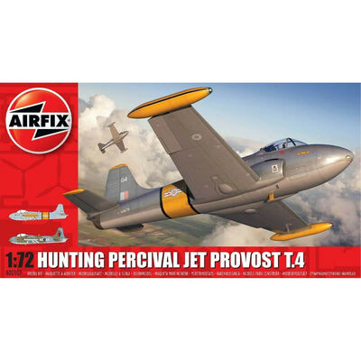 Airfix Hunting Percival Jet Provost T4 1:72 Scale Model Set image number 1