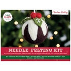 Festive Needle Felting Kit: Christmas Pudding image number 1