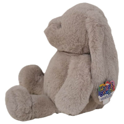 PlayWorks Hugs & Snugs Plush Toy: Grey Bunny image number 3
