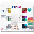 Fimo Effect Modelling Clay Colour Blocks: Set of 24 image number 1