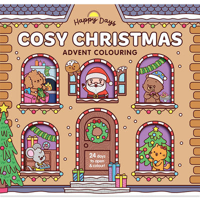 Cosy Christmas Advent Colouring image number 1