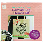 Decorate Your Own Canvas Bag Stencil Kit image number 1