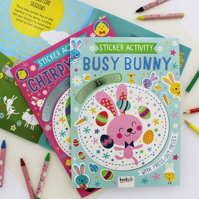 Busy Bunny Sticker Activity Book image number 4