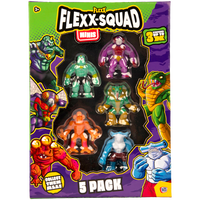 Flexx-Squad Mini Stretchy Monster Figures: Pack of 5