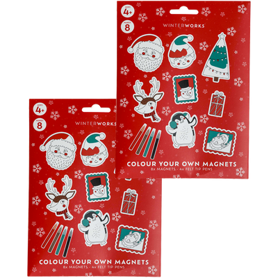 Colour Your Own Christmas Magnets Bundle image number 1