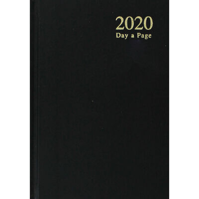 A6 2020 Black Day a Page Diary image number 1