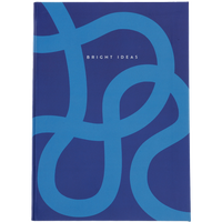 A5 Flexi Blue Abstract Notebook