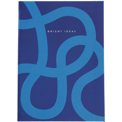 A5 Flexi Blue Abstract Notebook image number 1
