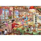 Grandma&rsquo;s Kitchen at Christmas 1000 Piece Jigsaw Puzzle image number 2