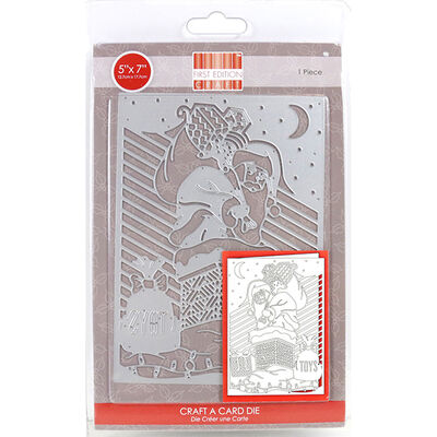 Santa Craft A Card Metal Cutting Die image number 1