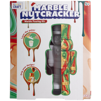 Marble Pour Nutcracker