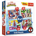 Spidey’s Team 4 in 1 Jigsaw Puzzle Set image number 1