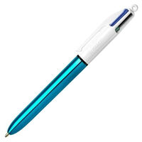 Bic Shine 4 Colours Ballpoint Pen: Blue
