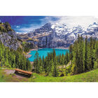 Lake Oeschinen 1500 Piece Jigsaw Puzzle image number 2