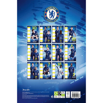 A3 Official Chelsea FC 2022 Calendar image number 3