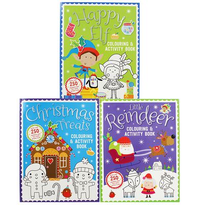Christmas Colouring Fun: 6 Activity Book Bundle image number 2